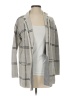 Ann Taylor LOFT Plaid Gray Cardigan Size S - photo 1