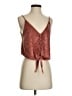 Intimately by Free People 100% Polyester Burgundy Sleeveless Blouse Size XS - photo 1