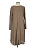 Bombom Solid Brown Casual Dress Size S - photo 2
