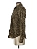 J.Crew Animal Print Gold Long Sleeve Blouse Size 2 - photo 5