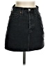 RE/DONE 100% Cotton Black Denim Skirt Size 24 waist - photo 1