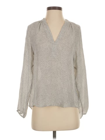 A.L.C. Long Sleeve Silk Top (view 1)
