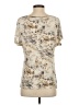 St. John Animal Print Tan Short Sleeve T-Shirt Size P (petite) - photo 2
