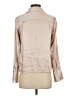 Lilla P 100% Polyester Metallic Tan Long Sleeve Blouse Size XS - photo 2