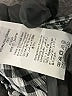 Shein 100% Polyester Checkered-gingham Gray Casual Pants Size XL - photo 4
