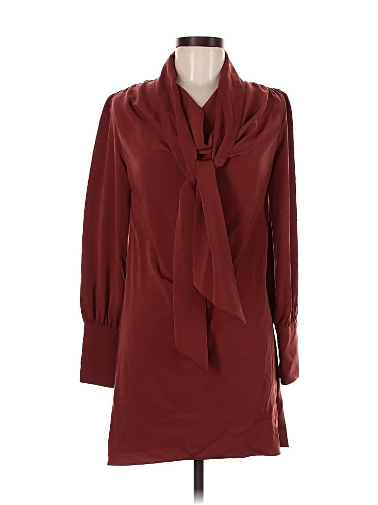 Pre-owned River Island Casual Dress In Burgundy