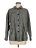 Shein 100% Polyester Houndstooth Gray Coat Size 6 - photo 1