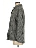 Shein 100% Polyester Houndstooth Gray Coat Size 6 - photo 5