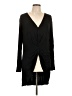 Just Fab Black Long Sleeve Top Size L - photo 1