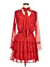 Xhilaration 100% Polyester Hearts Red Cocktail Dress Size M - photo 1
