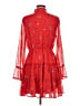 Xhilaration 100% Polyester Hearts Red Cocktail Dress Size M - photo 2