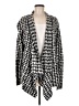 Evan Picone Houndstooth Silver Cardigan Size M - photo 1