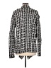 Evan Picone Houndstooth Silver Cardigan Size M - photo 2