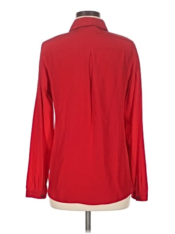 Etcetera Long Sleeve Silk Top (view 2)
