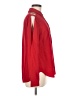Etcetera 100% Silk Red Long Sleeve Silk Top Size 8 - photo 4