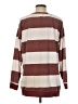 Maurices Stripes Burgundy Pullover Sweater Size M - photo 2