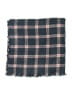 Aerie 100% Acrylic Plaid Black Blue Scarf One size - photo 2