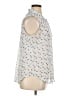 Liz Claiborne 100% Polyester Hearts Ivory Sleeveless Blouse Size XL - photo 4