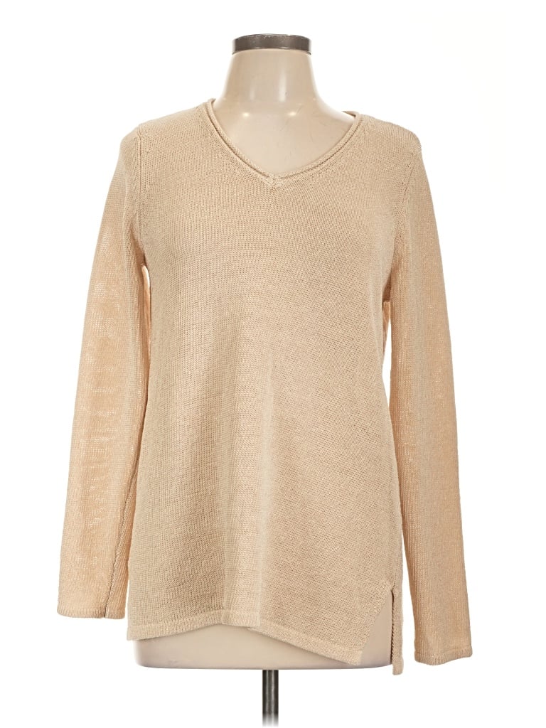 Pre-owned J. Mclaughlin Pullover Sweater In Brown