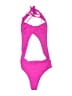Unbranded Solid Pink One Piece Swimsuit Size L (estimated) - photo 1