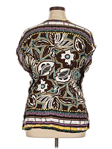 Unique Spectrum Short Sleeve Blouse (view 2)