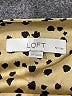 Ann Taylor LOFT 100% Polyester Polka Dots Gold Long Sleeve Blouse Size L - photo 7