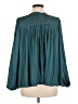 Current Air 100% Polyester Teal Long Sleeve Blouse Size M - photo 2