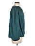 Current Air 100% Polyester Teal Long Sleeve Blouse Size M - photo 4