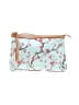 Cavalcanti Floral Blue Leather Clutch One size - photo 2