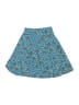 Lularoe Print Blue Teal Skirt Size 4 - photo 2