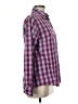 Assorted Brands Checkered-gingham Burgundy Long Sleeve Button-Down Shirt Size M - photo 4