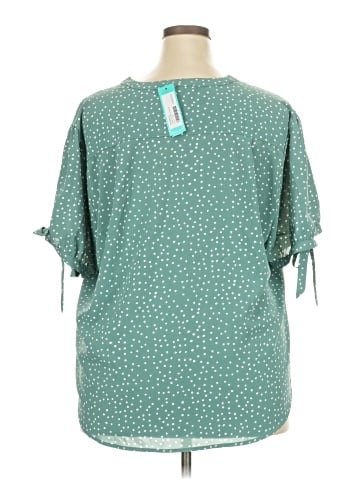 Monday Fun Short Sleeve Blouse (view 2)