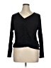 Korye Black Long Sleeve Top Size XL - photo 1