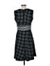 Studio One Polka Dots Black Cocktail Dress Size 10 - photo 2
