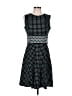 Studio One Polka Dots Black Cocktail Dress Size 10 - photo 1