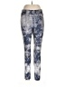 New Directions Tie-dye Blue Leggings Size L - photo 1