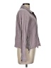 Hem & Thread 100% Cotton Gray Long Sleeve Button-Down Shirt Size M - photo 4