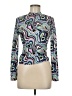 Shein Blue Green Long Sleeve Blouse Size 6 - photo 1