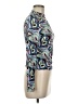 Shein Blue Green Long Sleeve Blouse Size 6 - photo 4