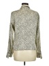 Lucia Animal Print Ivory Long Sleeve Blouse Size 8 - photo 2