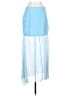 Shein 100% Polyester Color Block Blue Formal Skirt Size 4 - photo 1