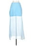 Shein 100% Polyester Color Block Blue Formal Skirt Size 4 - photo 2