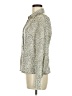 Lucia Animal Print Ivory Long Sleeve Blouse Size 8 - photo 5