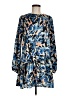 Never Fully Dressed Animal Print Blue Casual Dress Size 6 - photo 1