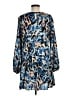 Never Fully Dressed Animal Print Blue Casual Dress Size 6 - photo 2