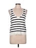Veronica Beard White Sleeveless Top Size L - photo 1
