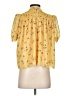Wilfred 100% Polyester Yellow Short Sleeve Blouse Size XXS - photo 2