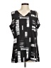 Unbranded 100% Polyester Black Sleeveless Blouse Size M (estimated) - photo 1