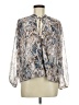 Veronica M. 100% Polyester Silver 3/4 Sleeve Blouse Size M - photo 1