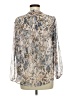 Veronica M. 100% Polyester Silver 3/4 Sleeve Blouse Size M - photo 2